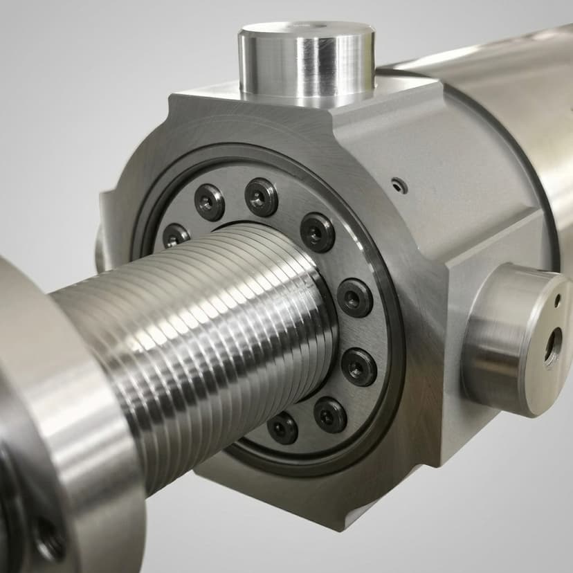 Servo electric cylinder actuator body and screw assembly