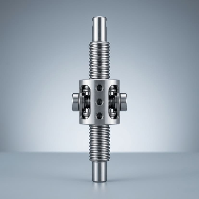 Zero backlash reversing load linear actuator